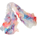 Fashion floral Sommer Frühling reiner Seide gedruckt Chiffon gedruckt Chiffon Georgette Schal